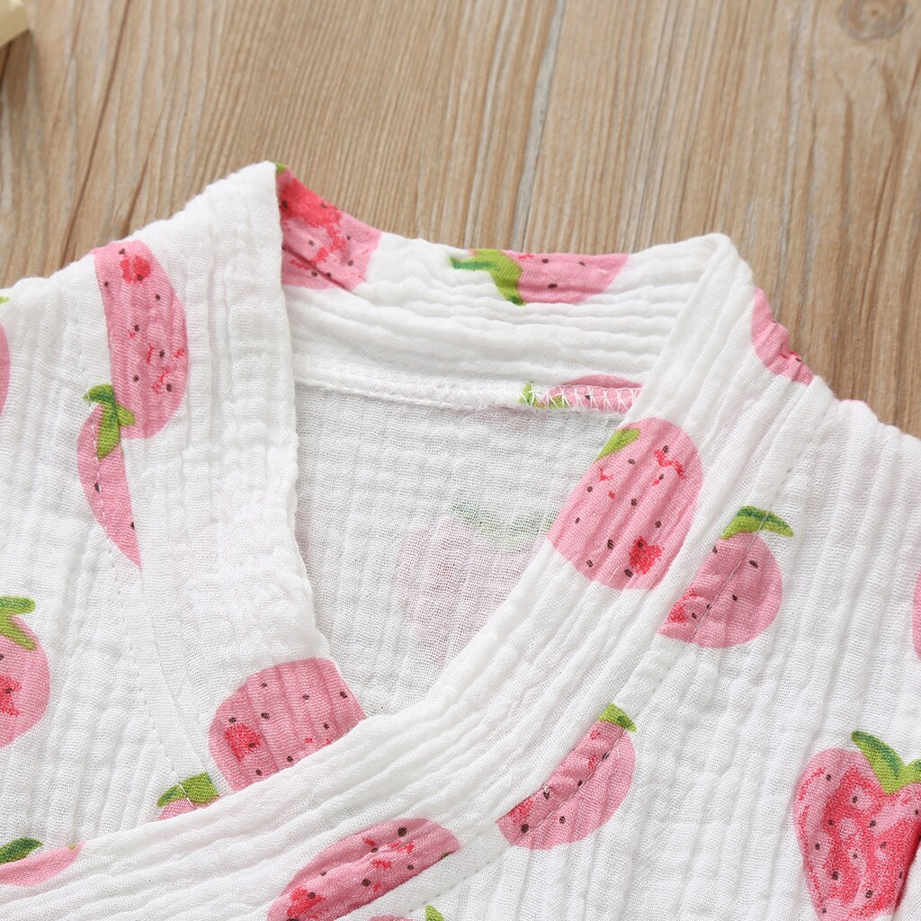Schattige japanse kinderkleding baby rompers katoenen kimono zomer baby jongens en meisjes kleding peuter bebe trainingspak nachtkleding