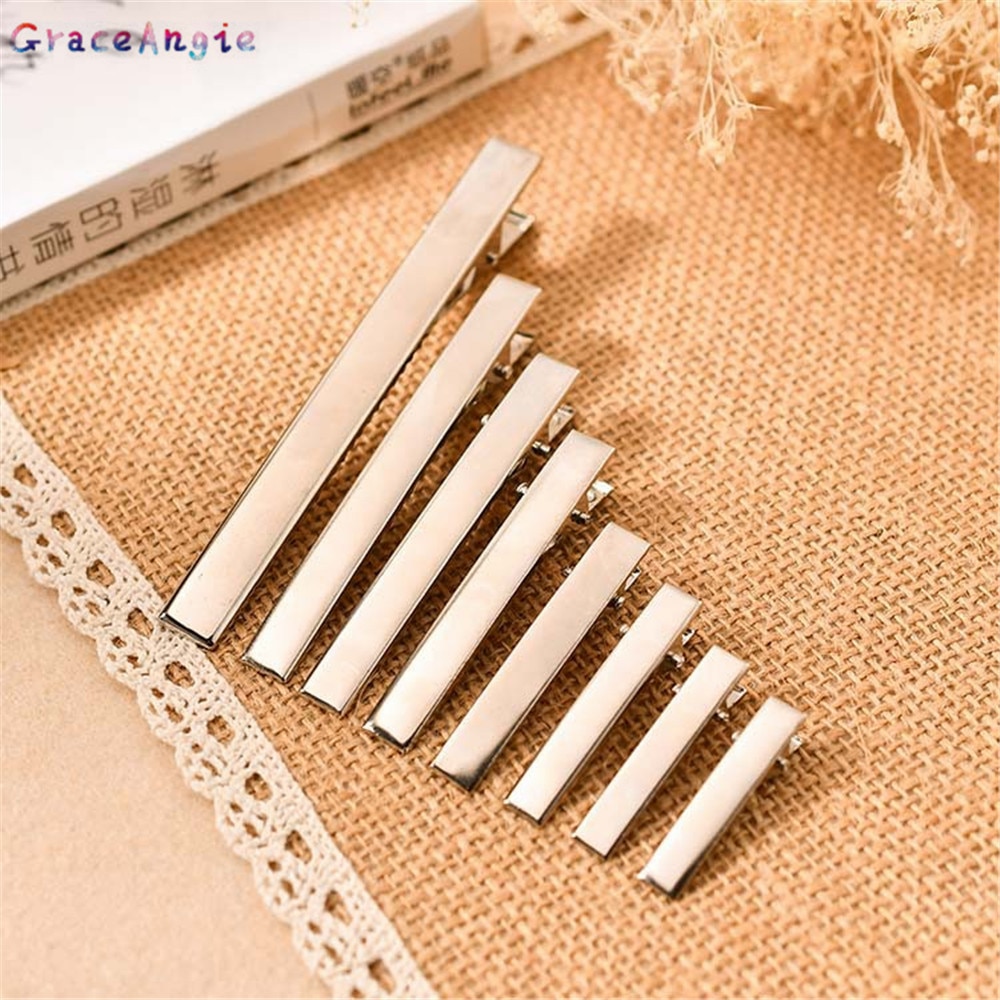 GraceAngie 20 stks/partij Multi Size Haar clip legering eend snavel clip Hademade Haarspeld Sieraden DIY Maken Vinden Accessoire