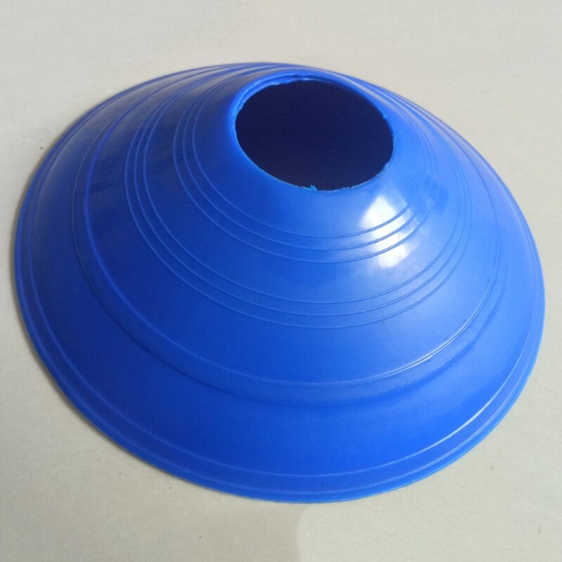 50Pcs Multicolor Voetbal Training Disc Cone Voetbal Veld Mark Training Disc Sport Accessoires Blauw