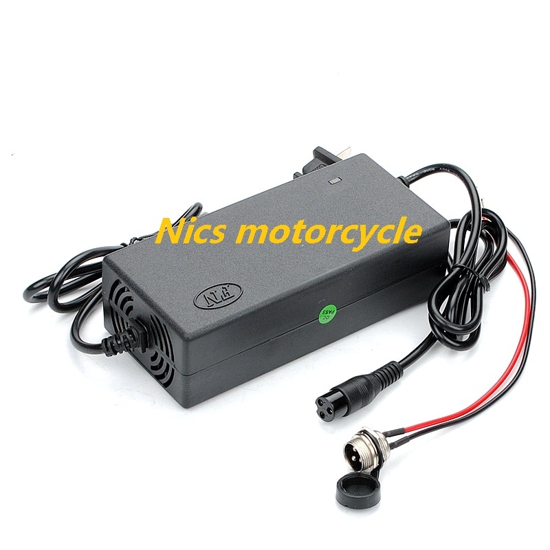 60v 2.0A lithium battery charger + socket for electric motorcycle electric scooter wide tire car charger