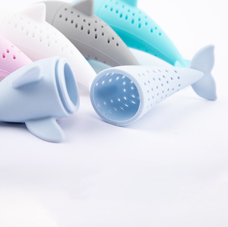 Creatieve Dagelijkse Benodigdheden Dolfijn Thee-ei Siliconen Thee Kopje Thee Pot Zeef Filter Manatee Thee Infusers Thee Set Accessoires