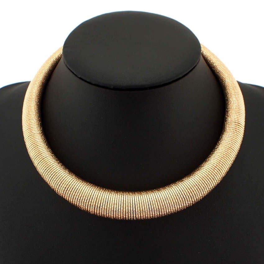 Manilai moda brilhando primavera metal pescoço caber torques colar gargantilhas feminino festa usar instrução colar design punk jóias