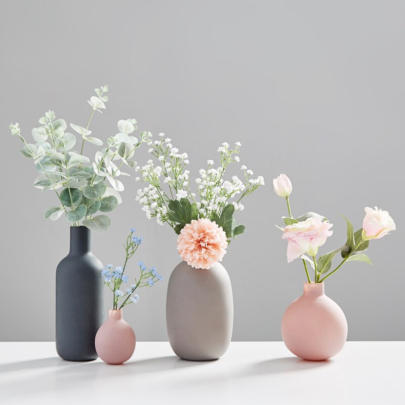 Accessoires de décoration de la maison | Vases à fleurs modernes pour fleurs, Vase en céramique, petite décoration de salon, décoration de bureau