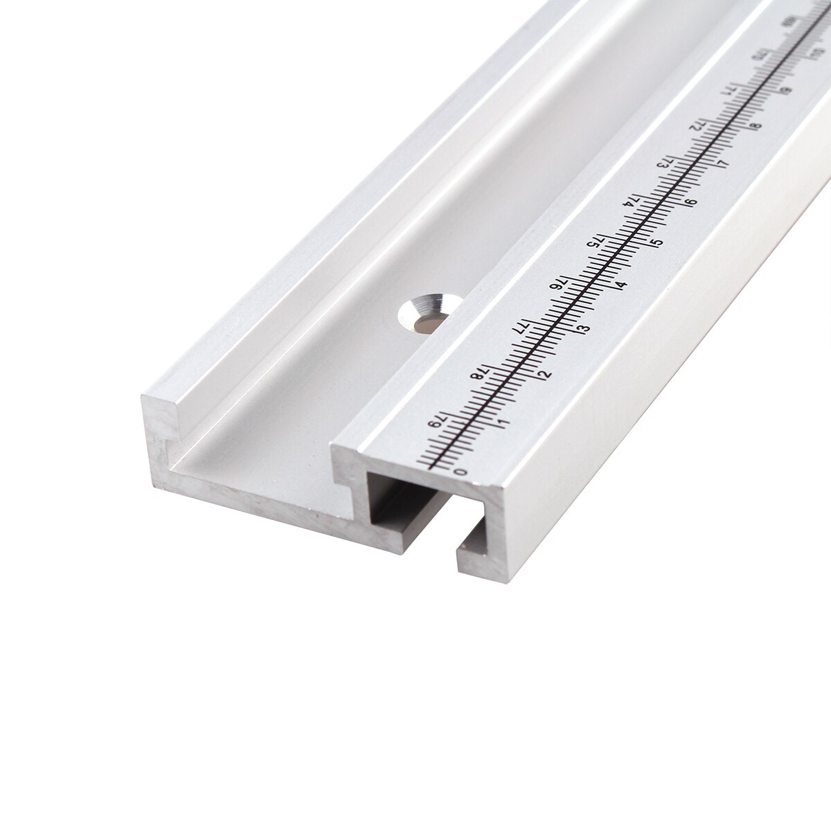45 Type T Track Met Schaal 300 600 1220Mm Aluminium T-Tracks Slot Mijter Spoor Diy Tafel saw Werkbank Houtbewerking Gereedschap: 300mm / Fixed Scale