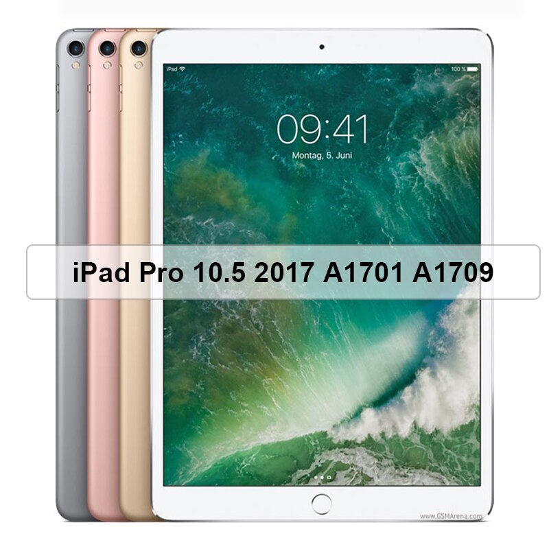 Silicone Case For iPad Pro 10.5 A1701 A1709 Transparent Soft Case With Pencil Holder For iPad Air 3 A2123 A2152Back Cover: iPad Pro 10.5