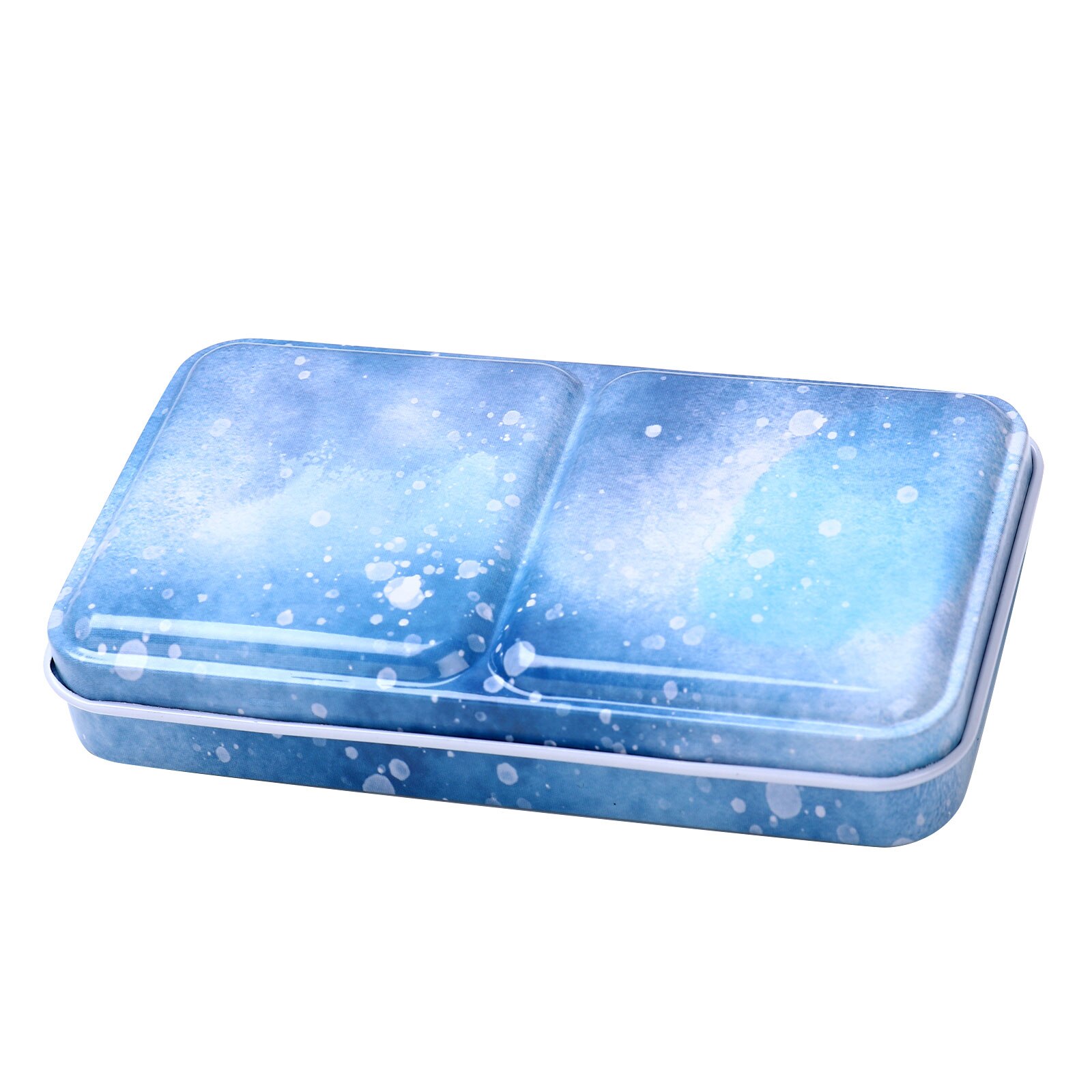 Mini Tin Box Airtight Leak Proof Palette Travel Painting Storage Tins Paint Tray Box for Watercolor Oil Gouache Acrylic Paints