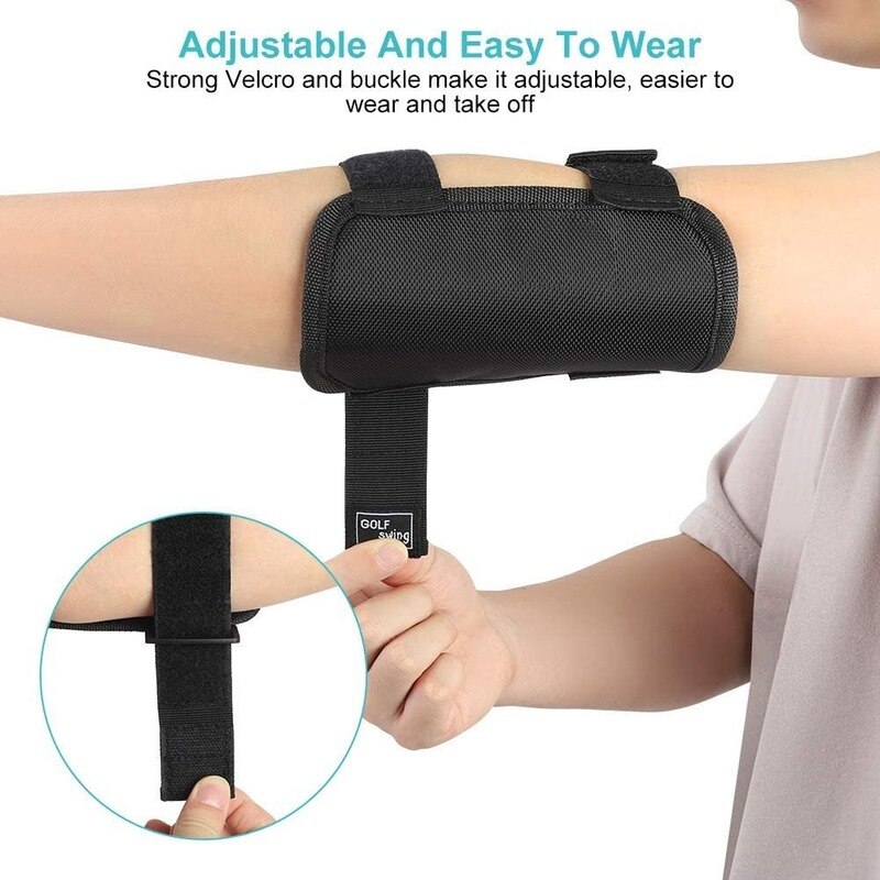 Golf Swing Training Aid Elbow Straight Arm Golf Training Aid Posture Correction Brace of Golf Swing for Beginners Training