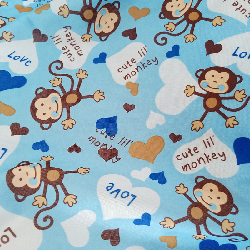 PORORO SGS zertifiziert neue kommende wasserdichte PUL stoff für Baby mehrweg windel, handgemachte tuch windel stoff: A60-1