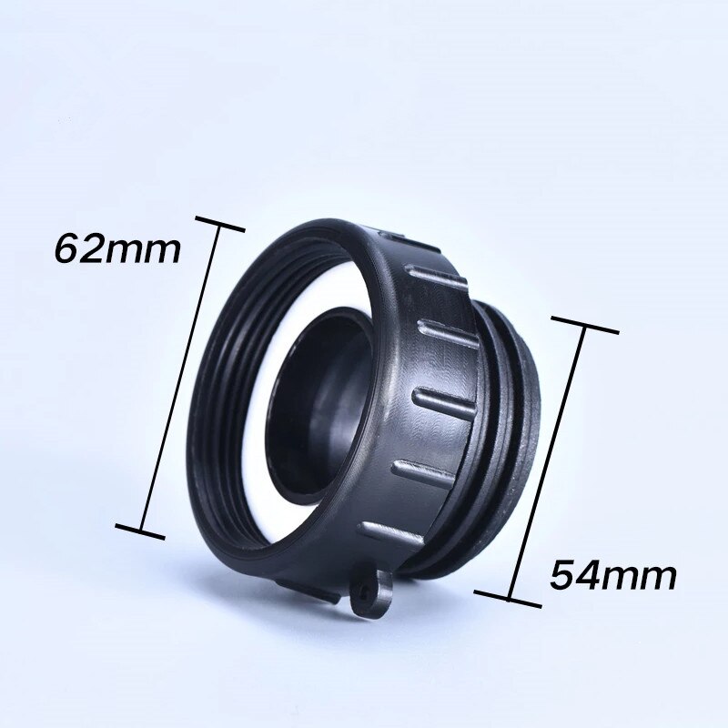 IBC Panzer Adapter für Schutz Ventil 62mm Feine gewinde zu 60mm Grob gewinde armaturen Garten wasser Panzer Stecker 1Stck