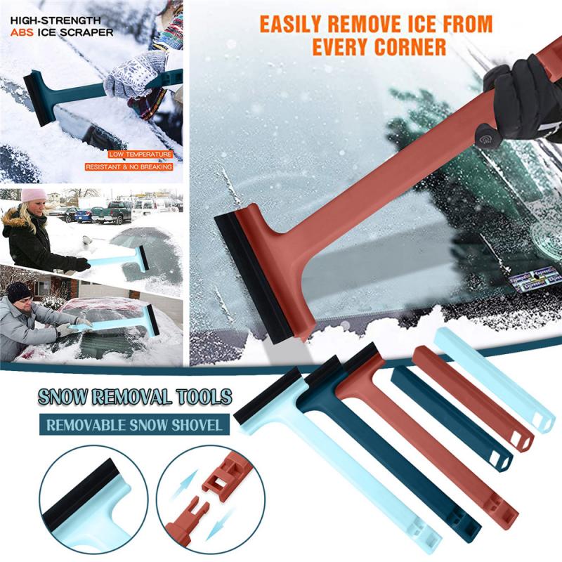 Car Ice Scraper Windshield Ice Breaker Quick Clean Glass Brush Snow Remover Tool Auto Window Winter Snow Brush Shovel