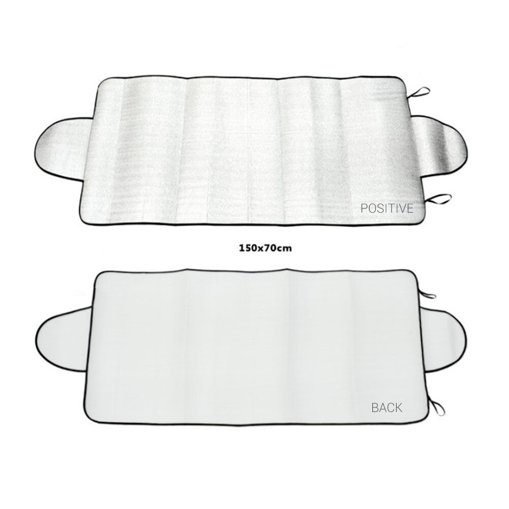 150*70 Cm Universele Auto Voorruit Cover Auto Zonnescherm Shield Voor Voorruit Visor Cover Zomer Voorruit Film