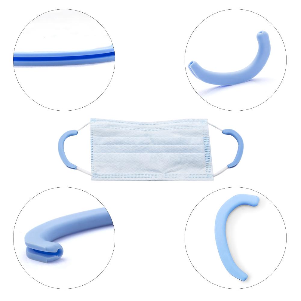 10Stck Silikon OhrbüGel Abdeckung Weichen Bequemen Ohr Schutz Haken Ohrhörer Gel Maske Zubehör Weiche OhrbüGel Abdeckung