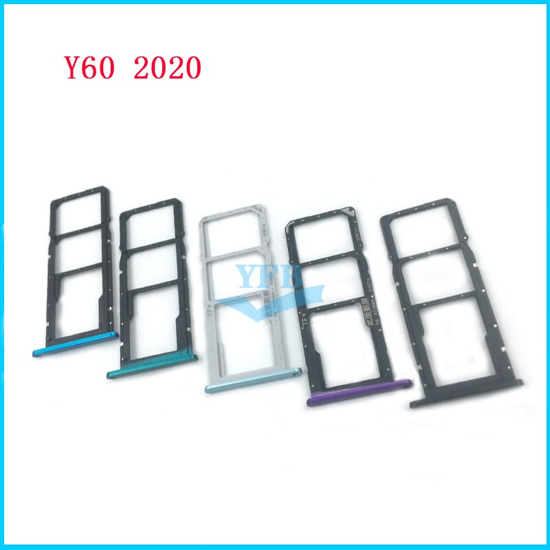 20Stck SIM Karte Tablett Für Huawei Y6 Sim/SD Karte Halfter Leser Ersatz teile