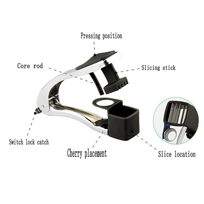 Kirsche Obst Küche Pitter Entferner Olive Ader Corer Entfernen Grube Werkzeug Samen Gerät Jujube Ader Entferner Gerät