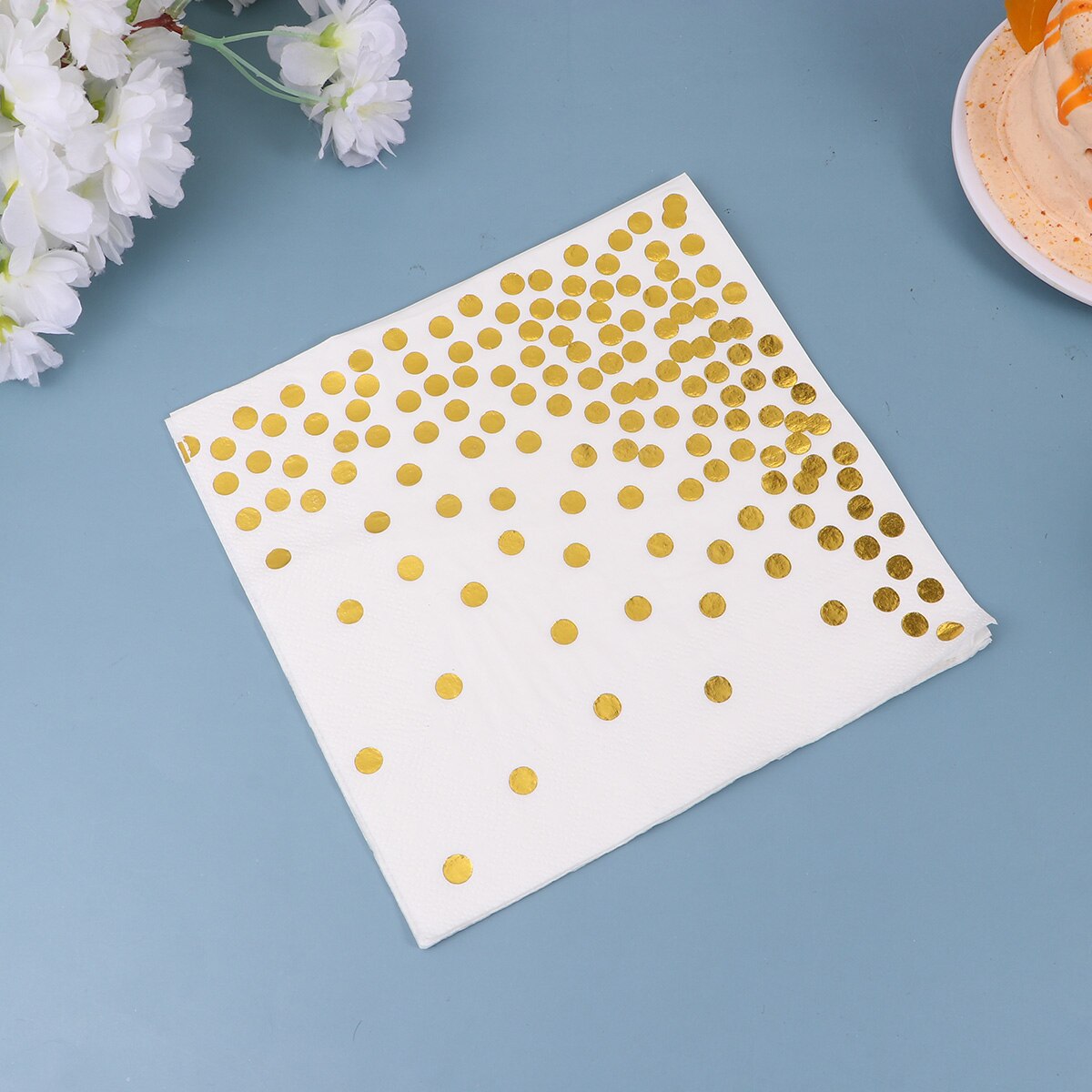 50 pcs Printed Decorative Polka-dot Party Supplies for Restaurant