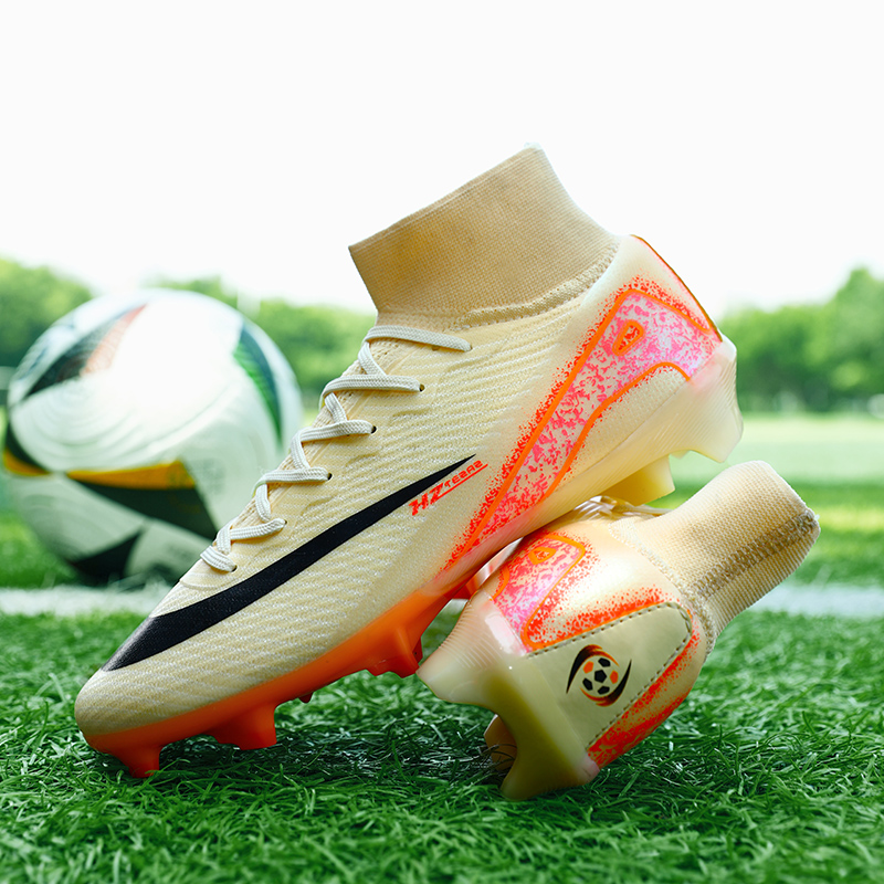 Profi Fußballschuhe Herren Sozial Cleats Gras Ausbildung Original Sportschuhe Rutschfeste, ultraleichte Fußballplatzstiefel für Höhle Innenbereich