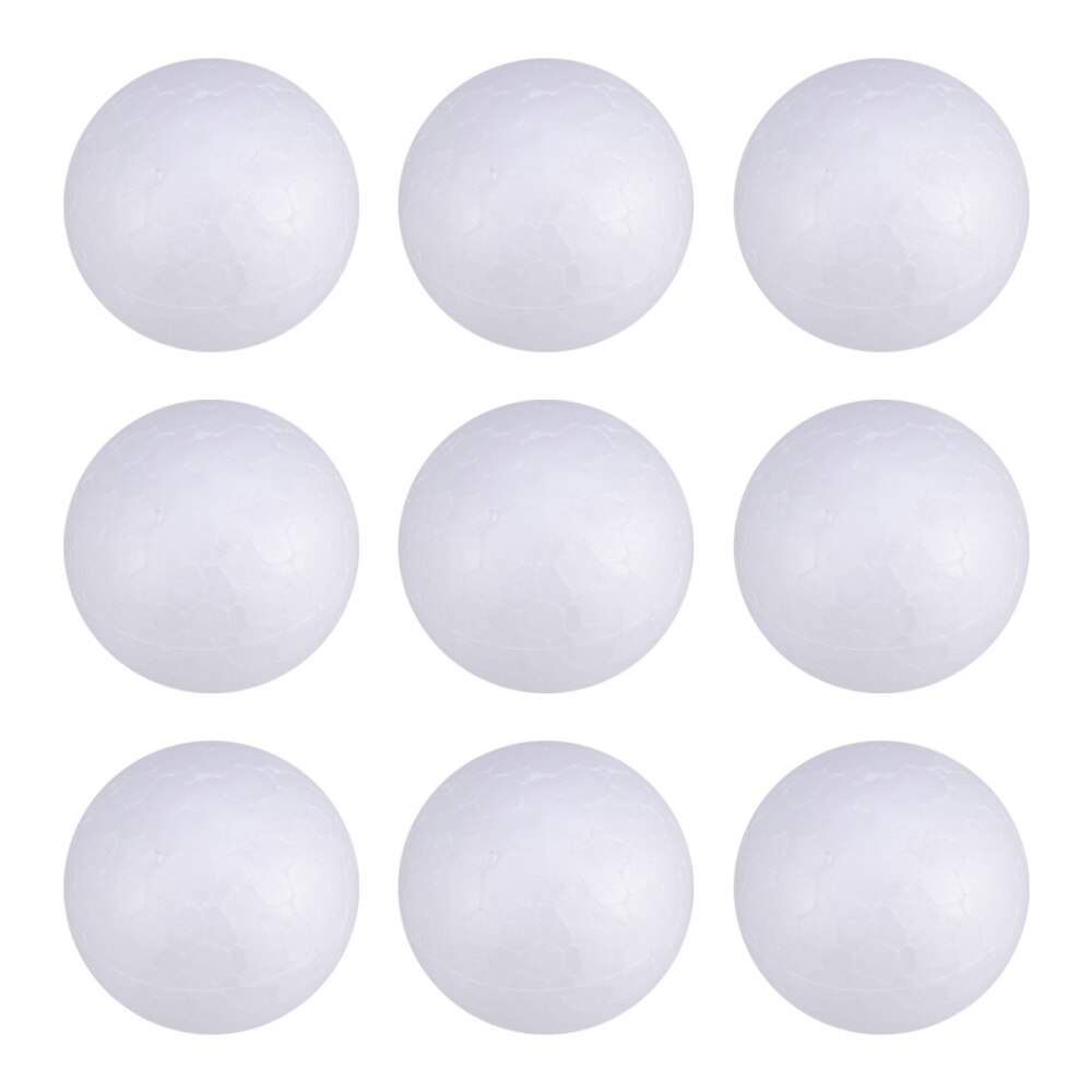 100pcs Wedding Decoration Modeling Craft Polystyrene Balls Round Spheres DIY Stuff (2cm)