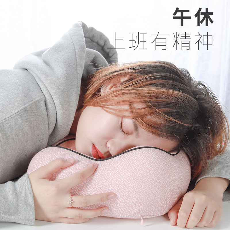 Multi-functional U-shaped Pillow Memory Foam Hump Shape Nap Pillow Travel Pillow