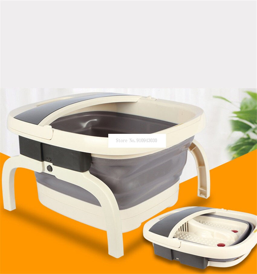 Masseur électrique automatique de pied de bulle d'oxygène de chaleur de Vibration de roulement de bain de Spa de pied pour soulager la Relaxation de pression
