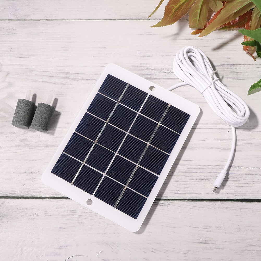 3W 5V Solar Panel Polycrystalline Silicon Solar Cell DIY Waterproof Camping Portable Power Solar Panel Compatible for Garden