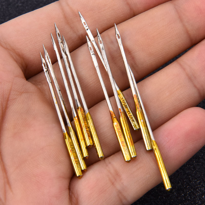 10/50pcs Singer Needles Sewing Needle Domestic Sewing Needle Multifunctional Electric Sewing Machine Titanium Plated Needle