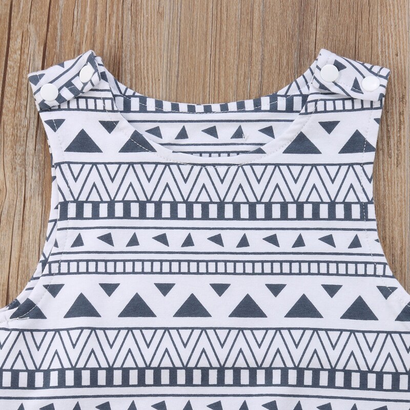 Pudcoco US Stock Newborn Baby Boys Girl Romper Pants Sleeveless Sunsuit Cotton Outfit Set Clothes