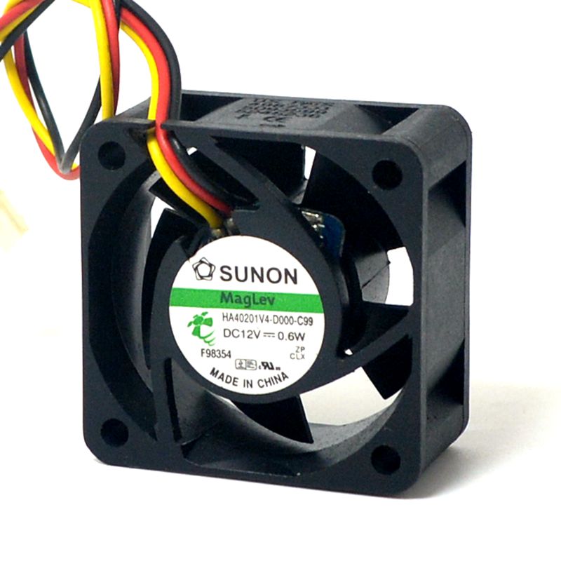 Ventilador Sunon Maglev HA40201V4-D000-C99 DC12V 0,6 w 4020 40 40*40*20MM F fuente de alimentación del inversor del servidor ventiladores de refrigeración axiales 3 pines