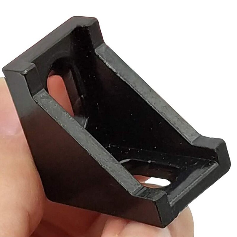 Aluminum Profile Connector Set, Angle Bracket, T-Nut and Hex Screw for Slot 6mm 20S Aluminum Rail Fitting