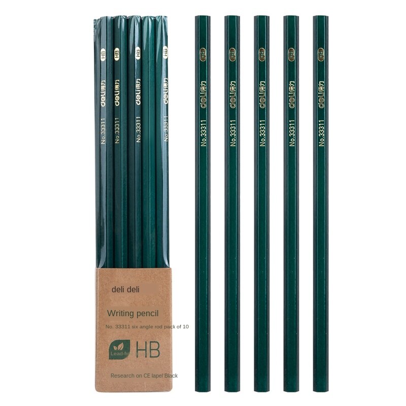 Exam Pencil Writing Drawing Painting Sketch Dedicated Write Pencil Security Logs 2B/HB/2H Hexagonal Rod Stationery Supplies