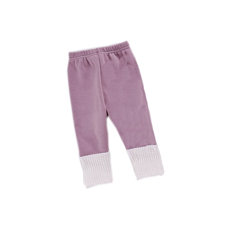 Kids Plush Pants Autumn And Winter Baby Leggings For Boys Girls Plush Thickened Cotton Bottoming Pants