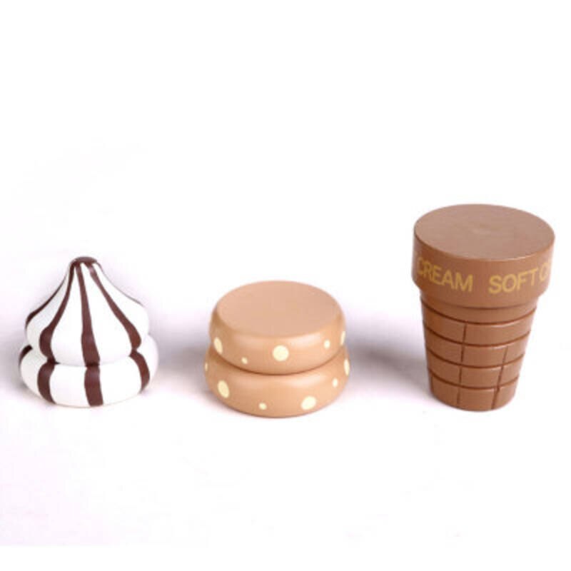 12cm Play House Toys Simulation Magnetic Chocolate Ice Cream Strawberry Cold Drink Toys For Chilfren
