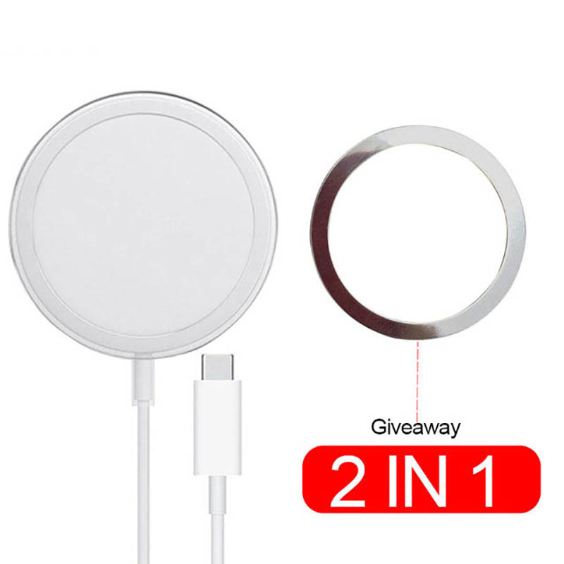 15W Wireless Charger Magnetic Stand Mobile Phone Charging Pad Mag Fast Safe Wireless Charging Station For iPhone 13 Pro Max Mini: Default Title