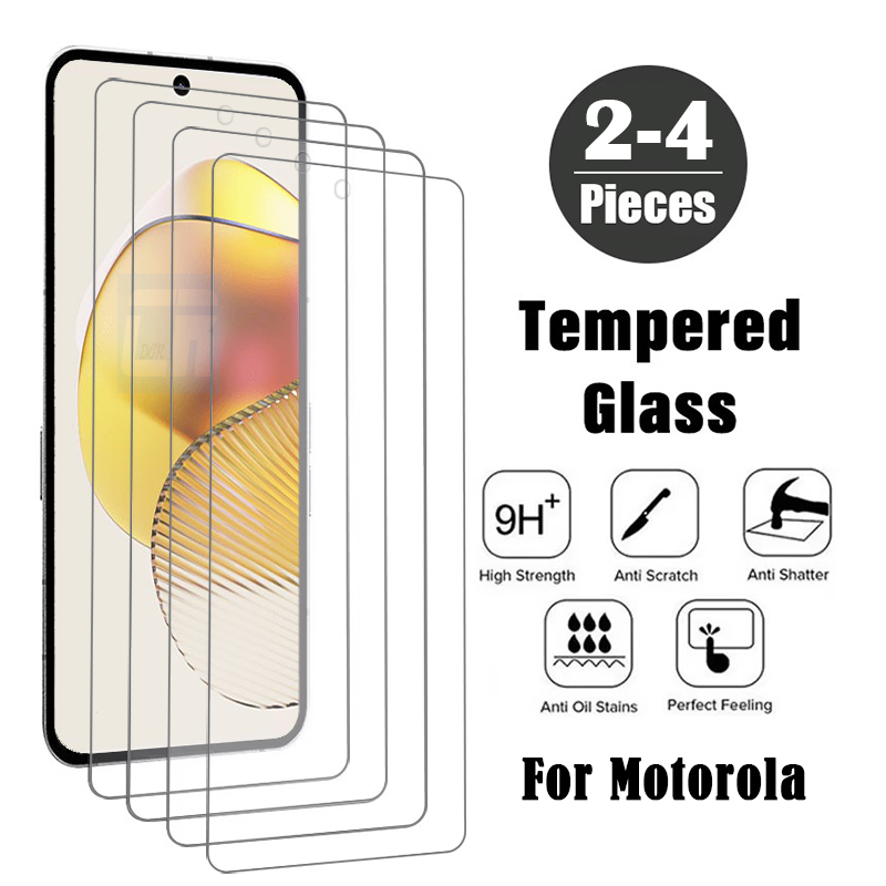 2-4Pcs Screen Protector for Motorola Moto G73 G53 G23 G13 G82 G72 G62 G52 G42 G32 G22 HD Tempered Glass for Moto G71 G51 G41 G31