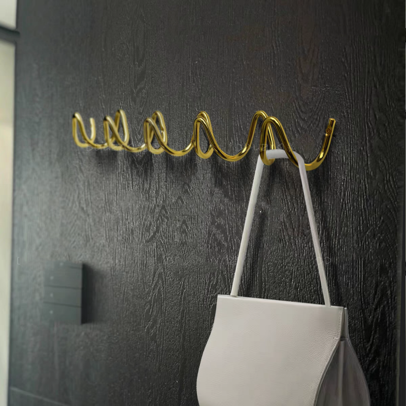 Ganchos para bata, colgador de toallas, estante de pared para uñas, ganchos, perchero, soporte para ropa para baño, cocina, dormitorio, pasillo, accesorios de Hardware