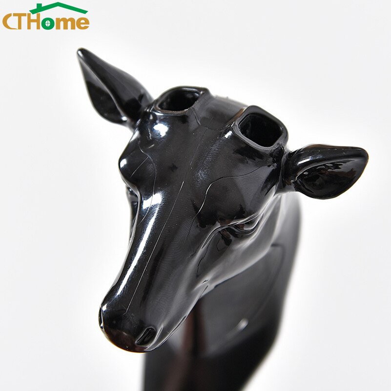 Hertenkop wandhaak dier zelfklevende kleding display rekken haak kleerhangers pet kamerdecoratie wand tas sleutelhouder gewei