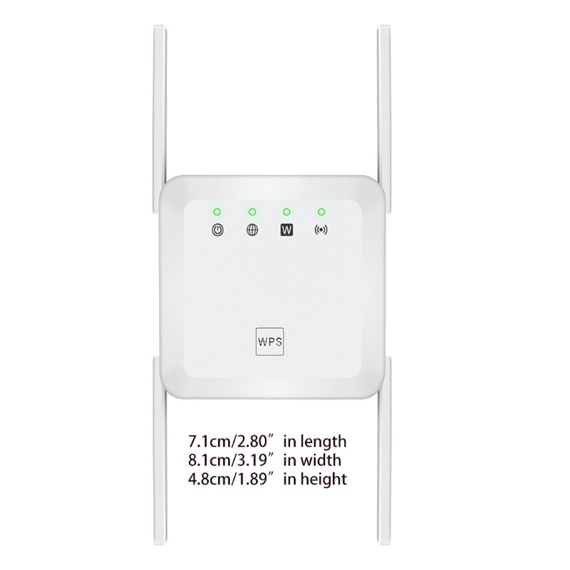 Wifi Repeater-Wifi Booster Signaal Extender Draadloze Internet Versterker 1200 Mbps Signaal Booster Setup