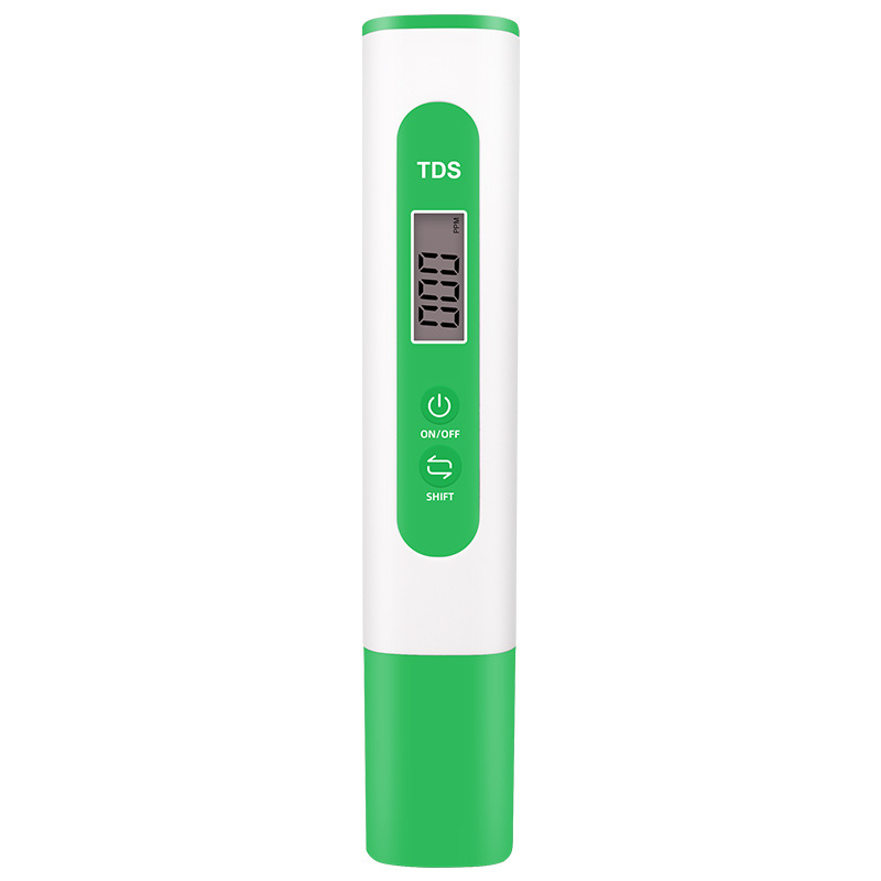 TDS Meter Digitale Water Tester 0-9990ppm Drinkwaterkwaliteit Analyzer Monitor Filter Snelle Test Aquarium Hydrocultuur Zwembaden: green