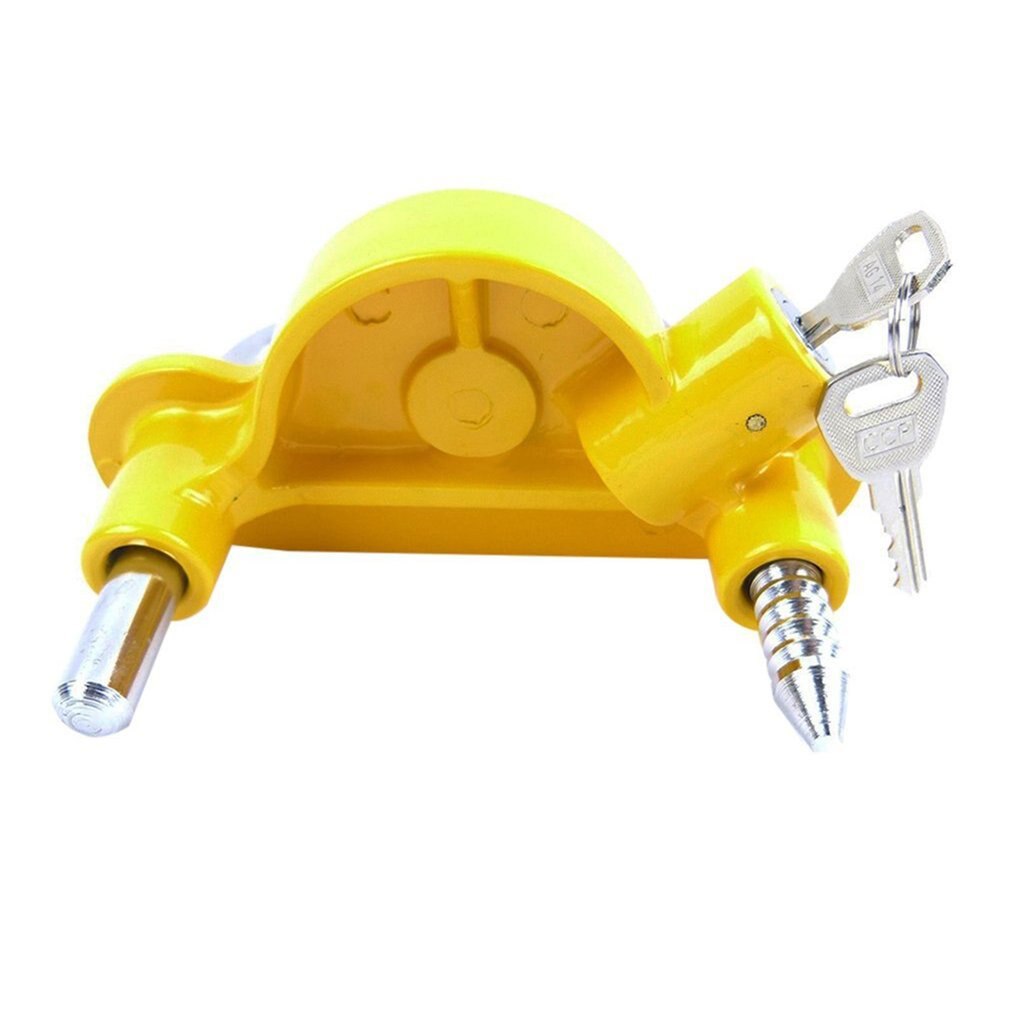 Trailer Coupling Hitch Lock Trailer Parts Universal Tow Ball Yellow Security Anti-Theft Lock Trailer Accessories
