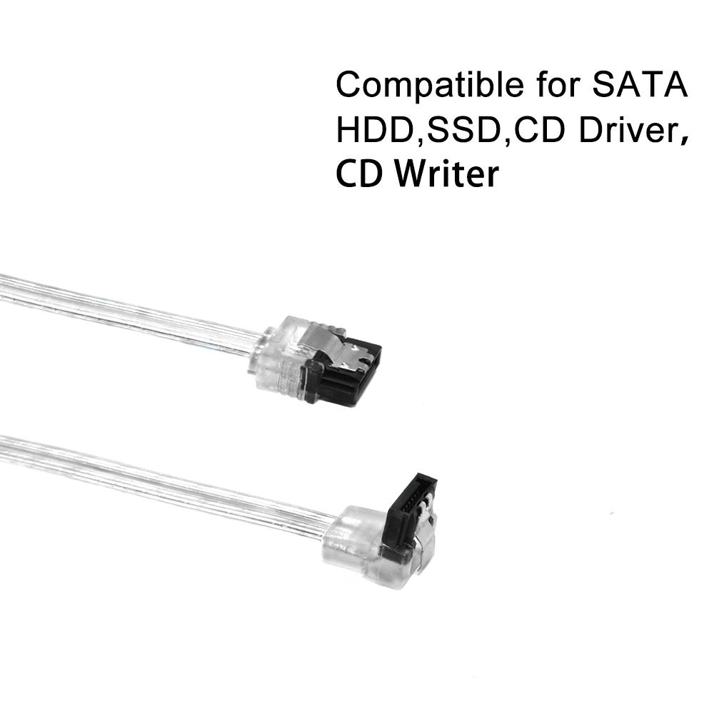 SATA 3.0 III 6 Gb/s 10 cm Harde Schijf Data Seriële ATA Rechte Kabel 26AWG voor HDD SSD snoer lijn 7pin sata kabel 10 CM