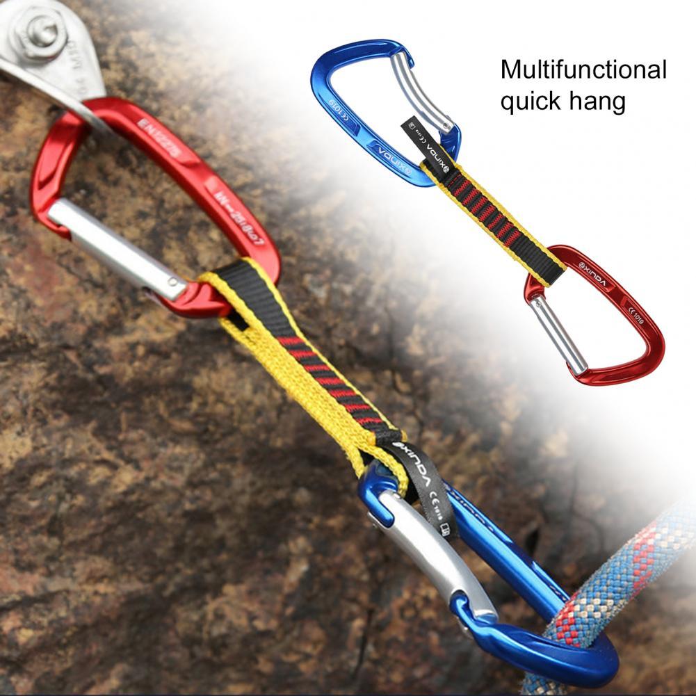 Climbing Rock Climbing Quickdraw Sling Safety Lock Extenders Straighten Bent Carabiner Mountaineer Outdoor Protect