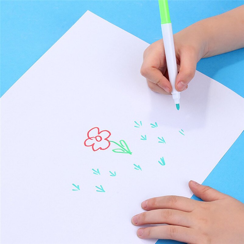 Dust-free Dustless Chalk for Kids Children Studying Stationary Office School Supplies Accessories 12pcs/set