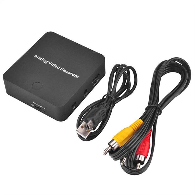 Enregistreur AV analogique vieux caméscope à bande vidéo magnétoscope VHS DVD DVR 8mm Hi8 HDMI boîtier de Capture vidéo au Format numérique à la carte TF
