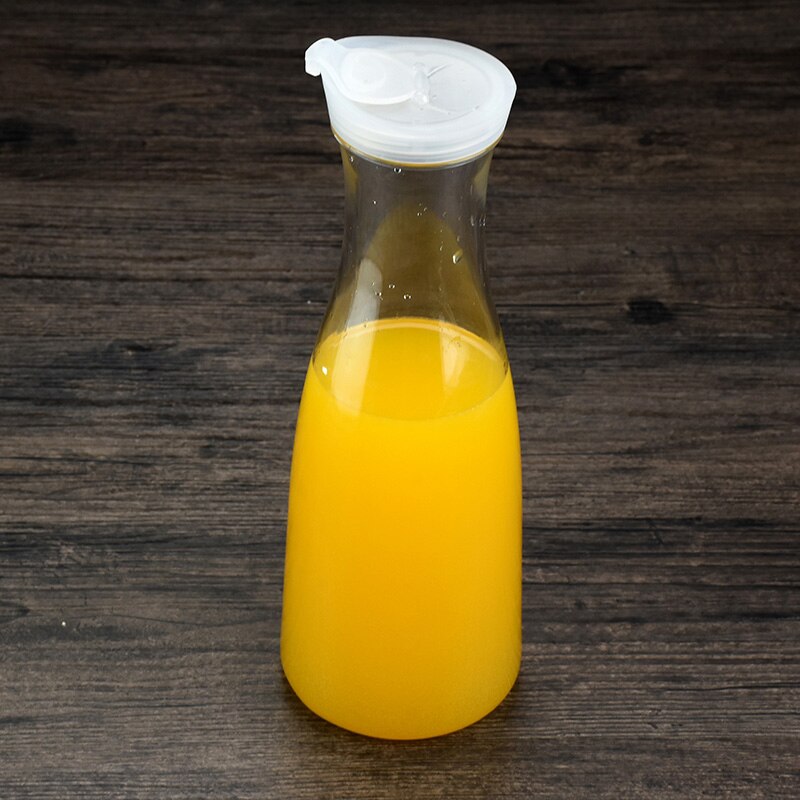 Plastic Water Kettle Carafes Plastic Water Container Storage Plastic Water Pitcher with Rubber Lids
