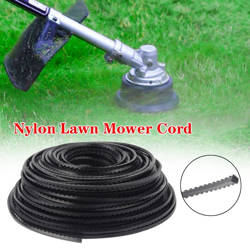 37-86m 2-4mm Round Square Nylon Trimmer Rope Fine Brush Cutter Head Strimmer Line Mowing Wire Lawn Mower Accessory