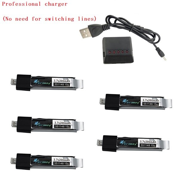 Upgraded For V911 F929 F939 Battery with Charger sets for WLtoys V911 F929 F939 RC Helicopter 3.7V 200mAh 551148 Battery EU / US: Light Grey