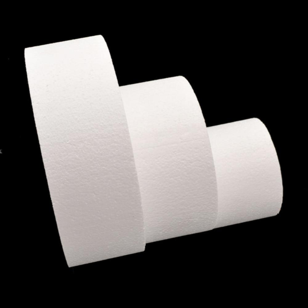 4/6/8 tommer fest diy kage skumform sugarcraft dummy patrice model polystyren styrofoam form rund køkkentilbehør