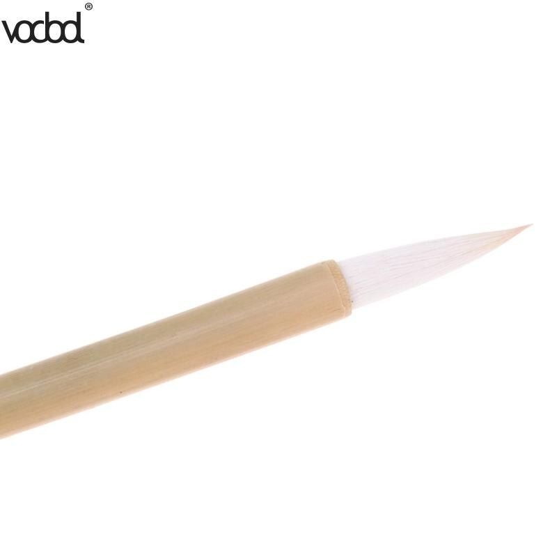 Bamboo Calligraphy Writing Pen Artist Chinese Ink Painting Goat Hair Brush Pens Kids Learn Stationery Tools School Supplies