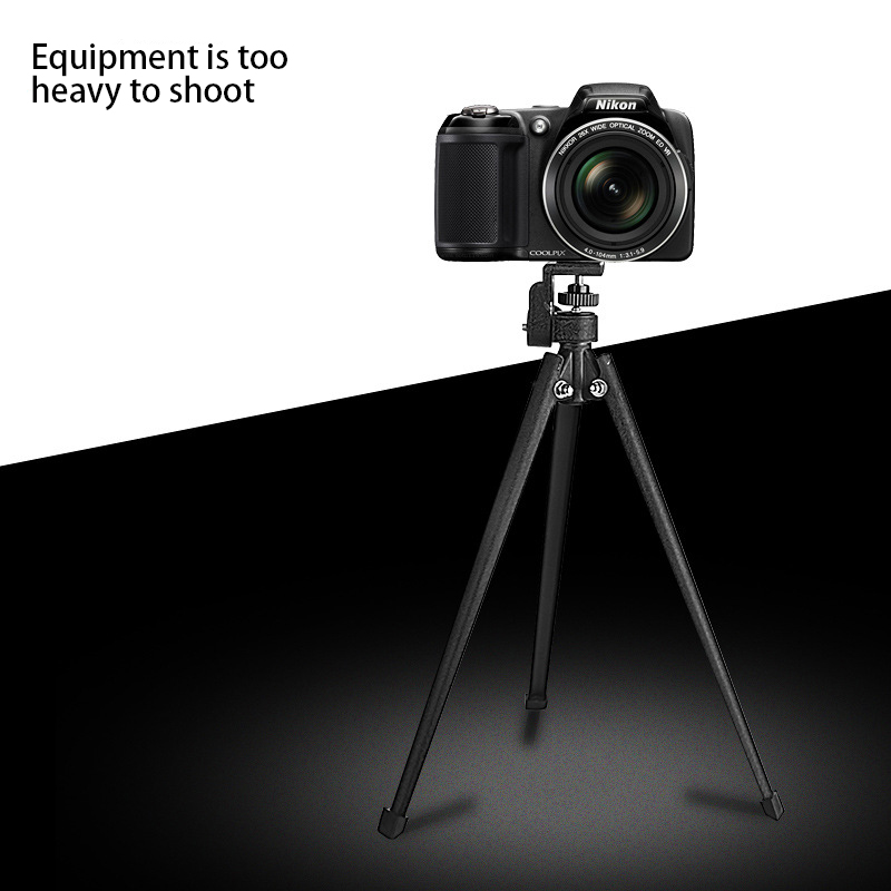 Foldable Telescope Tripod Holder 360 Degree Whirling Head Tripod Stabilizer Metal Camera Tripod