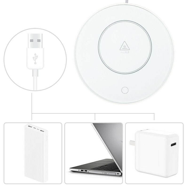 Usb kopp varmere pad bærbar kaffekrus oppvarming drikke te krus hold varm varme