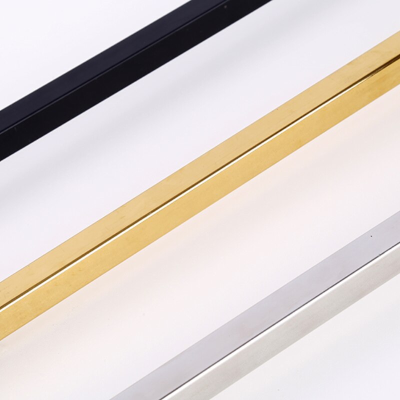 Universal adjustment shower room glass pull rod support frame stainless steel glass perforation-free fixed rod